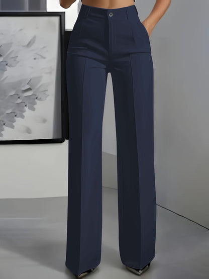 Orelisse - Pantalón de pierna ancha de tiro alto