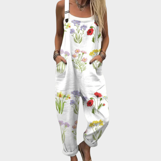 Cozy Patterned Jumpsuit