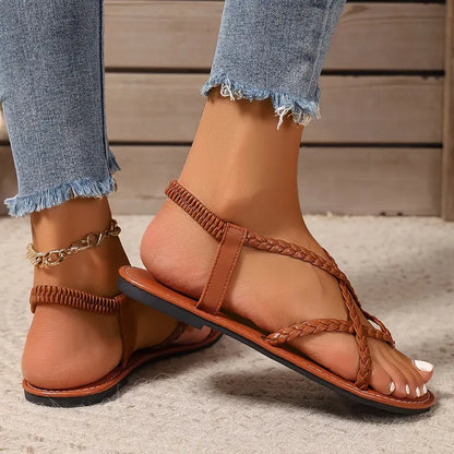Women’s Comfortable Slip-On Sandals with Adjustable Straps