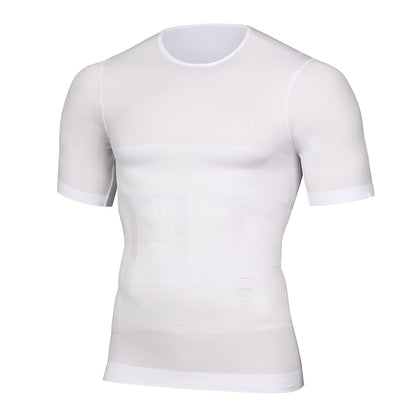 Men’s Shaping Fitness T-Shirt – Compression Breathable Stretch Comfortable Muscle Support Activewear Fit