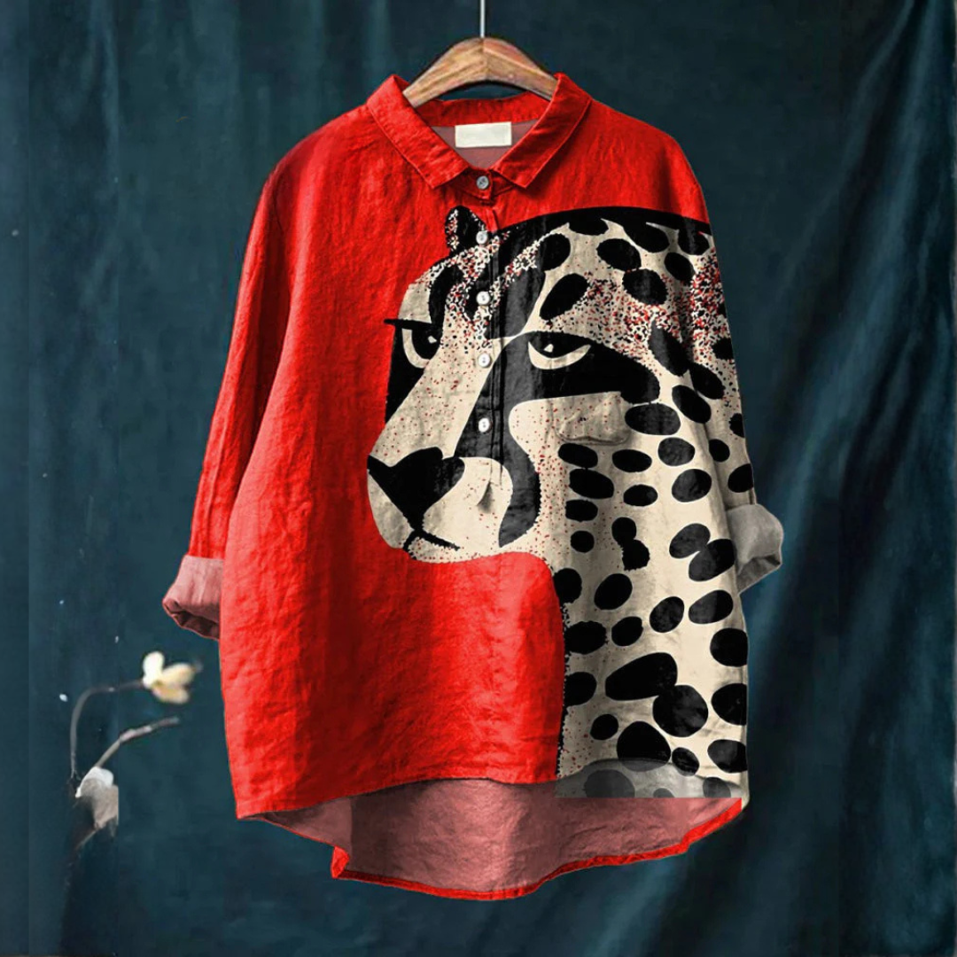 Nala | Gewagtes Leopardenmuster Shirt