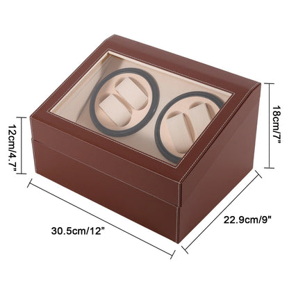 FörvarBillon® Quad - The Only Watch Winder with Ultra Silent (<5dB) Bi-Directional Japanese Motors | Designed by JesseVance Milan
