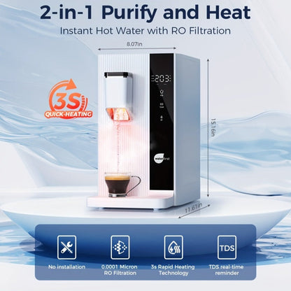 Healthfirst® Dr.Waterfirst 5 Stage RO with UV Water Purification System. Taste Purity. Taste Health. Taste Life & Lifespan. Taste the Difference!