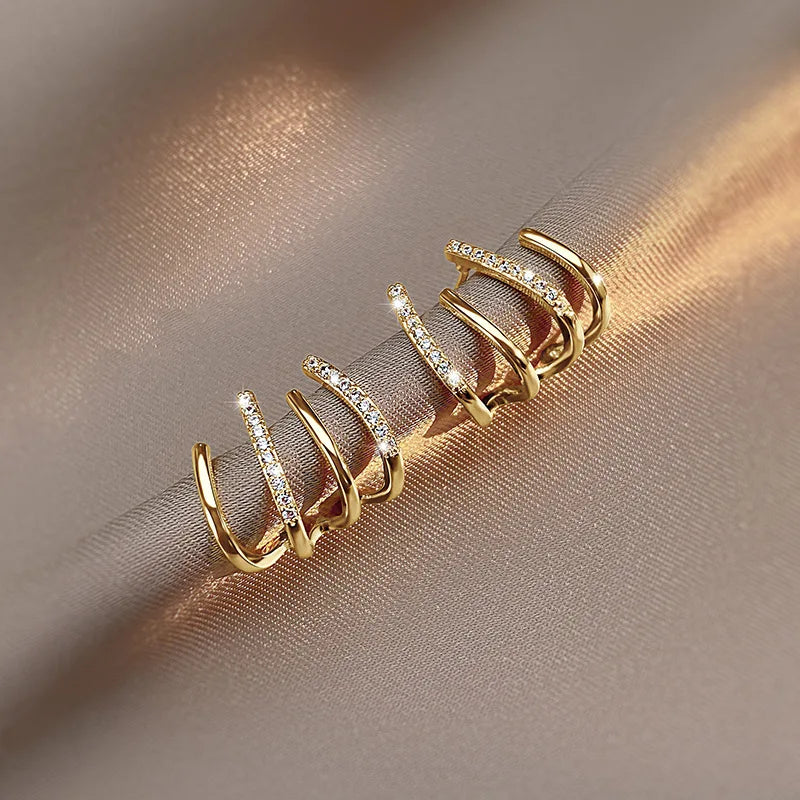 Damen Creolen Ohrringe | Multi Ring
