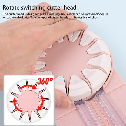 CutAway | Premium 12-in-1 360° Rotary Circular Paper Cutter