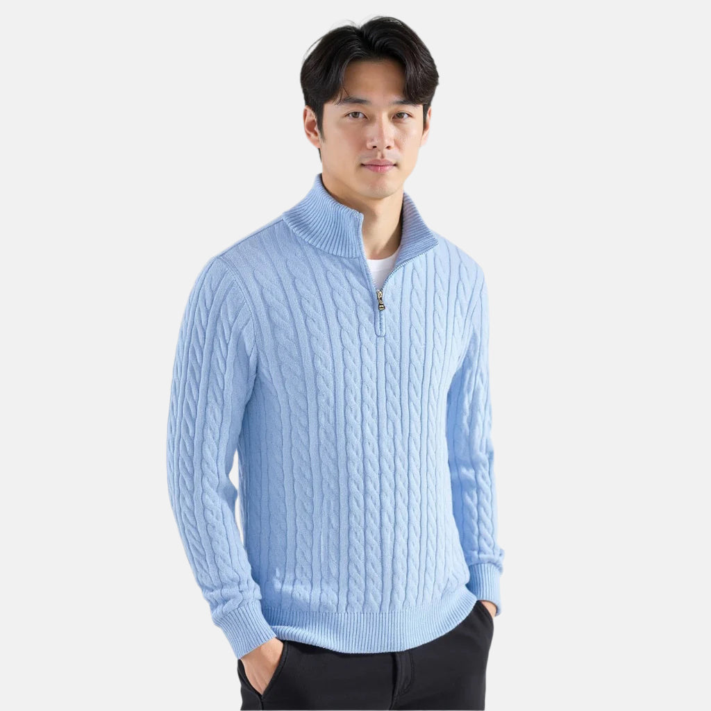 Chaplin Cable Knit Half-Zip