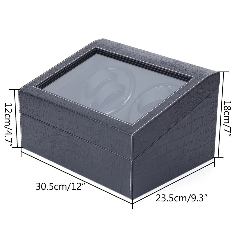 FörvarBillon® Quad - The Only Watch Winder with Ultra Silent (<5dB) Bi-Directional Japanese Motors | Designed by JesseVance Milan