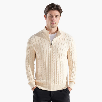 Chaplin Cable Knit Half-Zip