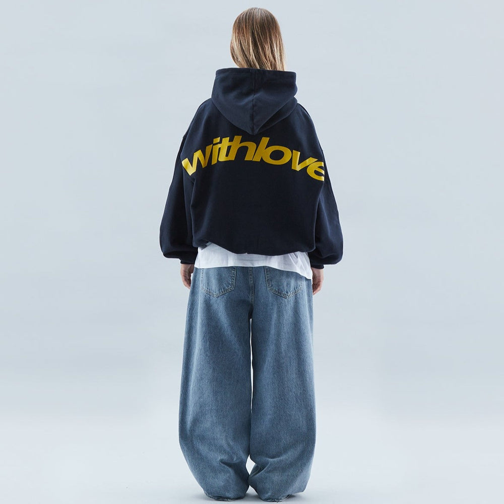 Women's With Love Hoodie | Oversized Winter Streetwear