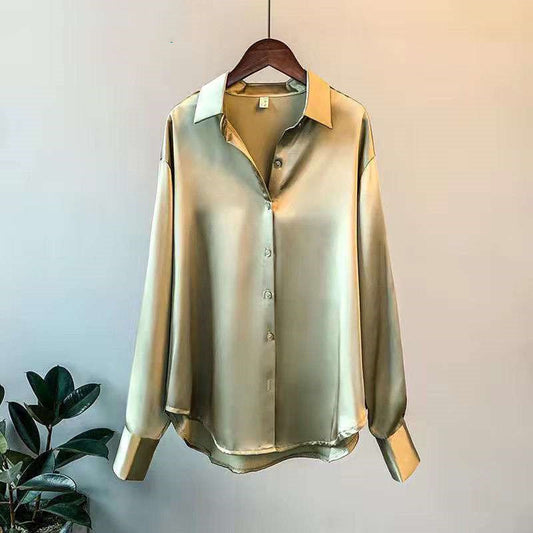 L'abalie Satin Blouse