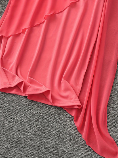 Maren - Elegante Abito Midi Senza Maniche