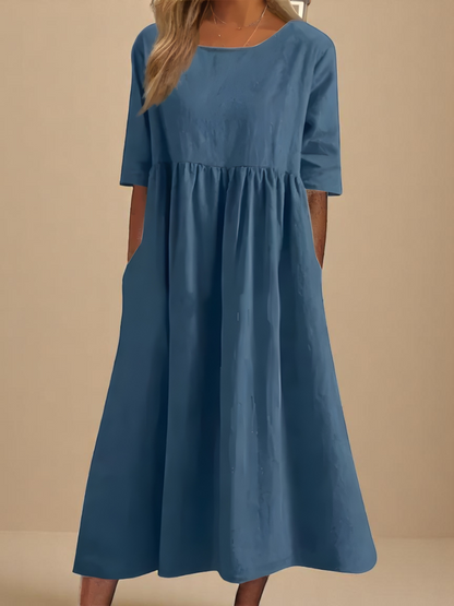 Minea™ | Vestido Em Algodão Arejado