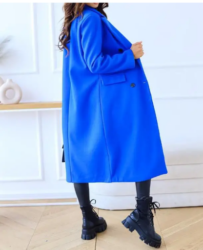 Trench lungo aderente da donna - Elegante e confortevole autunno inverno