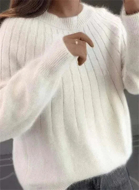 Lina – Damen Strickpullover Kaschmirweich Zeitlos Elegant