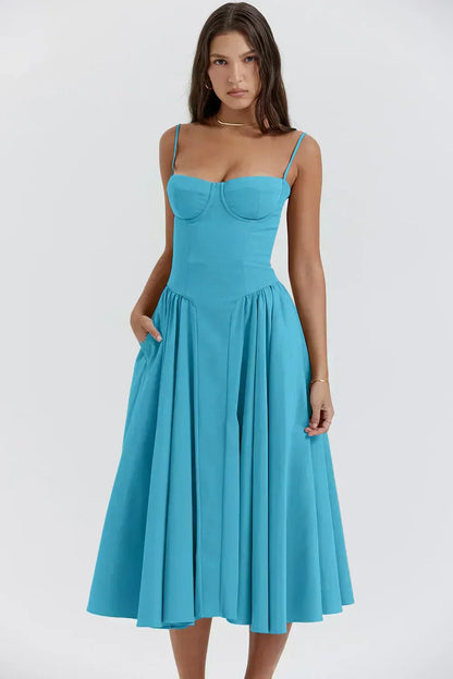 Briallen Fresh Structured Dress - Sleek, Modern Silhouette