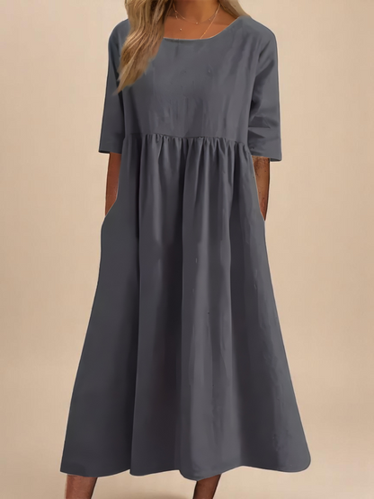 Minea™ | Vestido Em Algodão Arejado