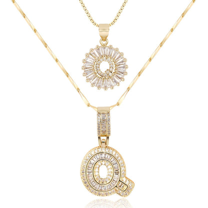 GemLetter Ketting - Initiaal Hanger met Luxe Glans