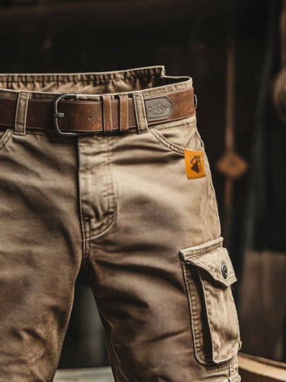 Novak - Retro Multi-Pocket Cargo Shorts