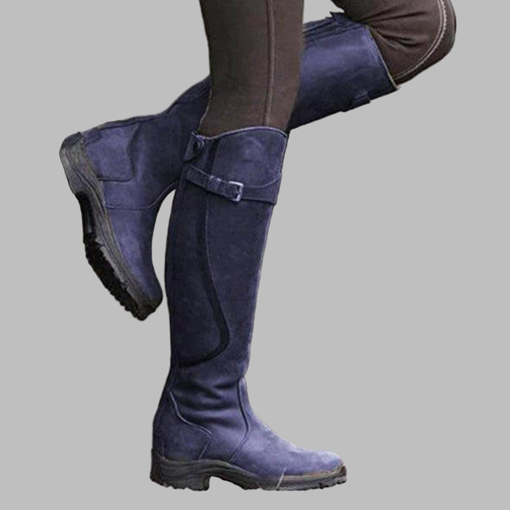 Caitlyn | Women’s Leather Hiking Boots with Strap
