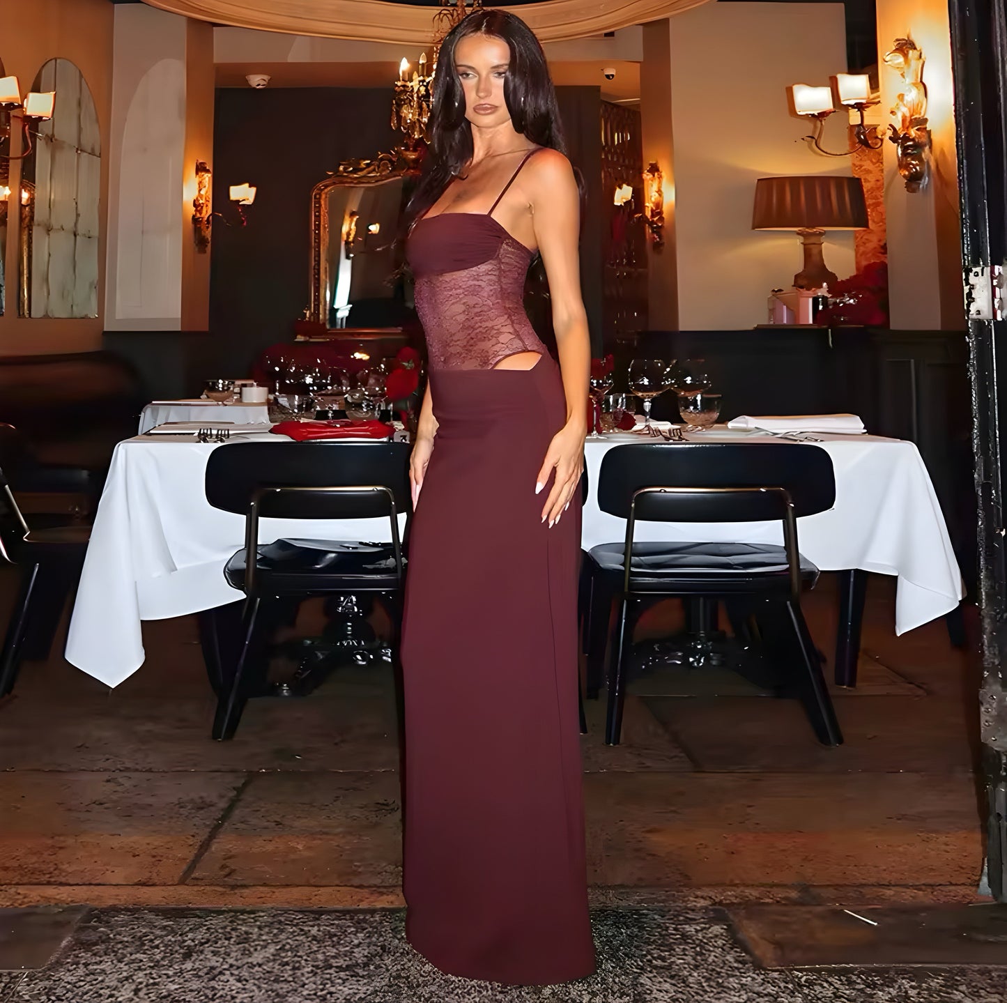 Van Laren | Mouwloze Sienna jurk