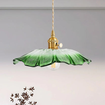 Cullivan Flower Hanglamp Glas Metaal Rood E27 Eettafel Verlichting Vintage Bloem Lamp Hal Sfeerverlichting | Restfield