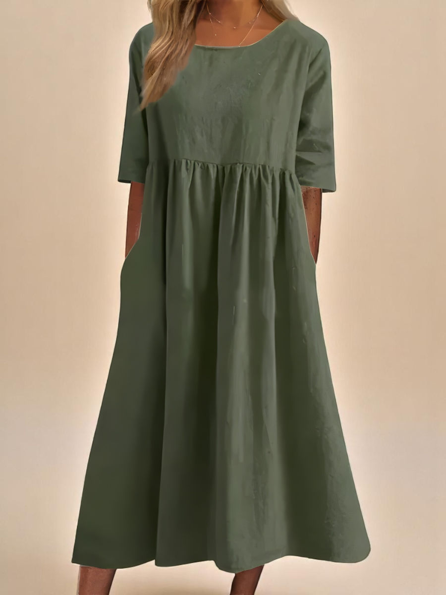 Minea™ | Vestido Em Algodão Arejado