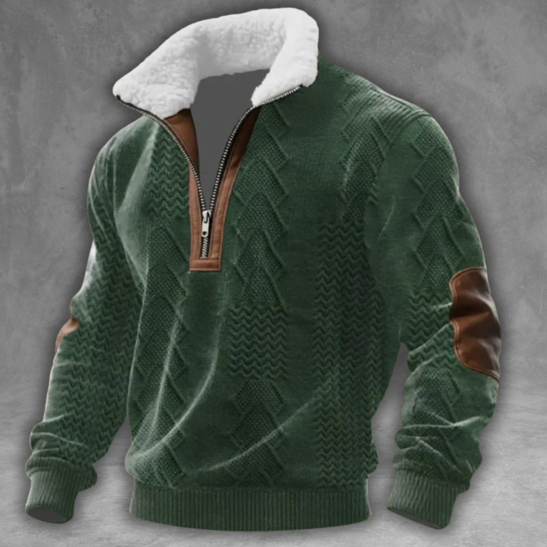 Éloi™ | Polarfleece-sweater med rullekrave og lynlås