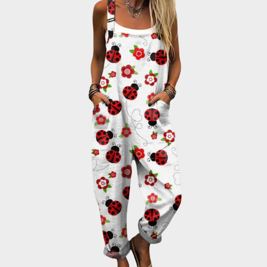 Cozy Graphic Jumpsuit