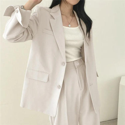 Hailey | Women Tailored Suit set z Long blazer