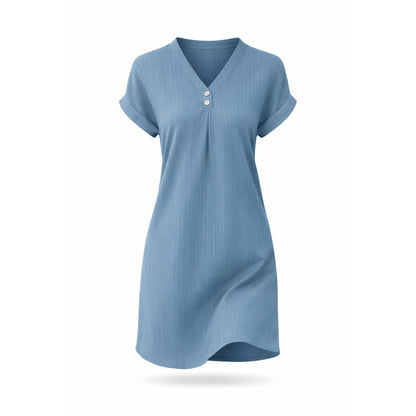 Evelina V-Neck Dress — Step Into Unstoppable Confidence with Every Wear