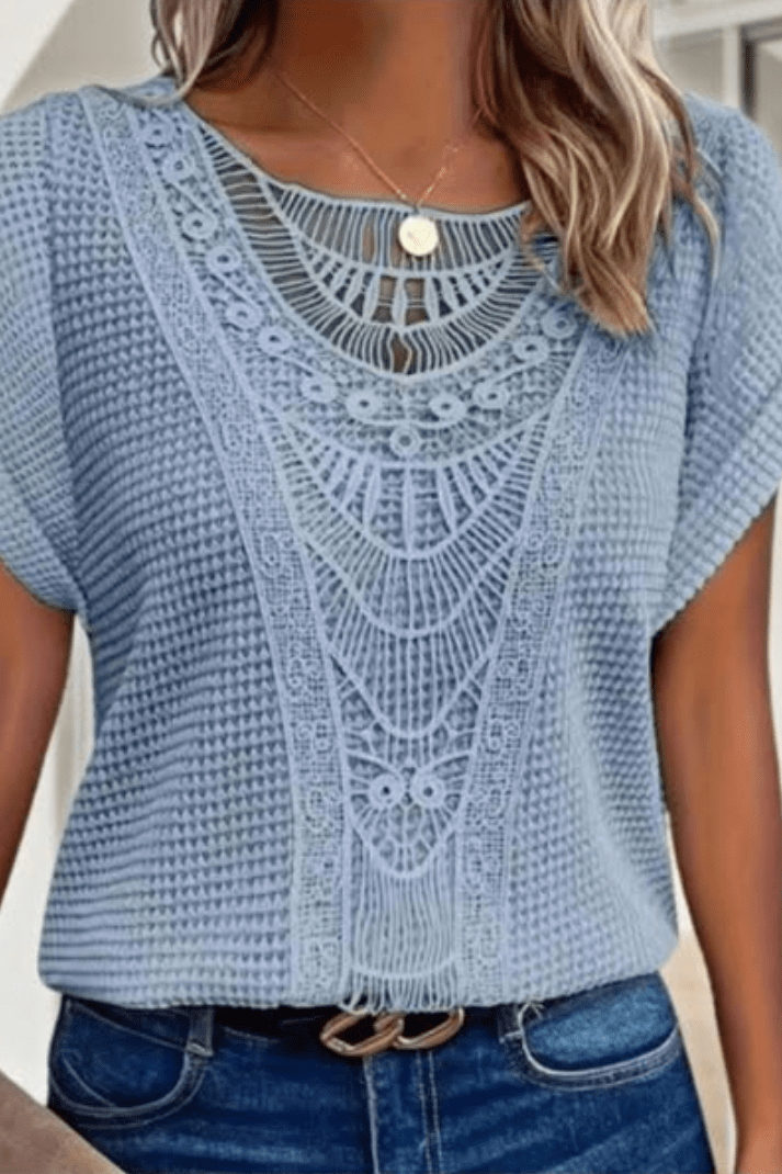 Nadine | Vintage Lace Detail Top