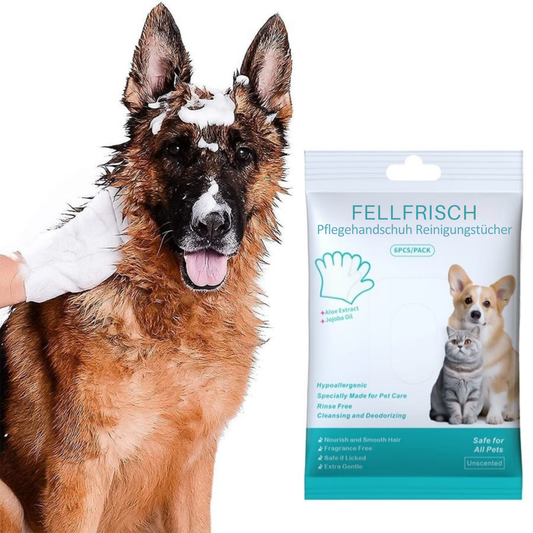 FellFrisch – Pflegehandschuh Reinigungstücher