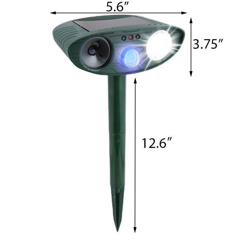 Ultrasonic Solar Repeller for Dogs – Deter Canines Within 48 Hours