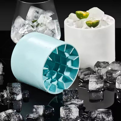 Silikon-Eiswürfelform für runde Eiswürfel