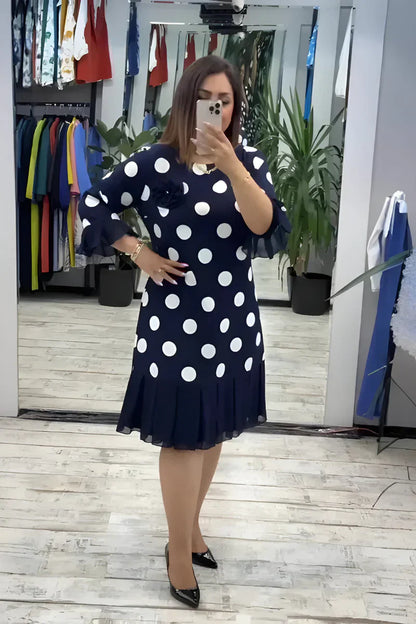 Pia - Robe midi élégante et confortable