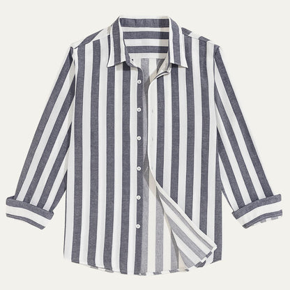 Valencia Linen Striped Shirt