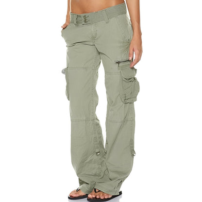 Matilda - Calça cargo estilosa e folgada para mulheres