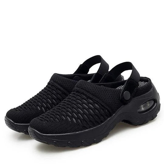 CloudClog | Orthopedische dames luchtkussenklompen – Lichtgewicht, ademend mesh instappers