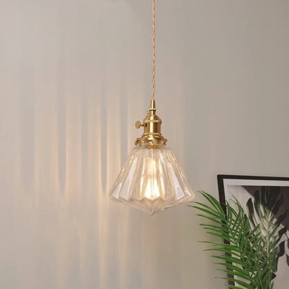 Virelian - Nordic Glas Hanglamp Met Koper