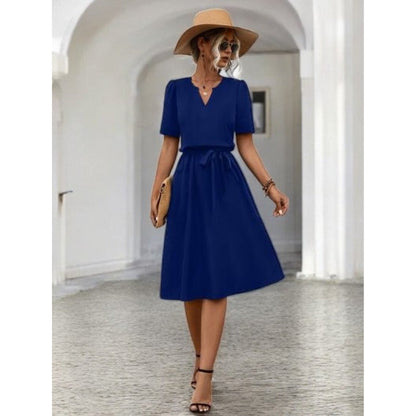 Robe midi Tessa col V tendance