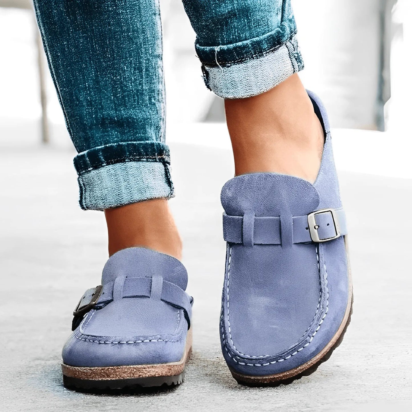 Emma | Komfortable Semskede Loafers