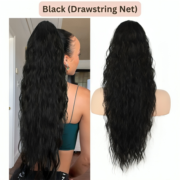 ClipCurls™ | Krullende haarverlenging met paardenstaart