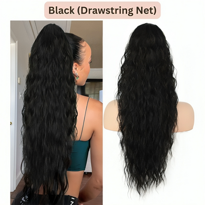 ClipCurls™ | Krullende haarverlenging met paardenstaart