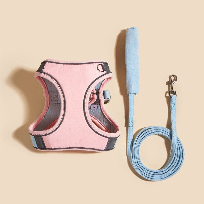 Nylatails Luminous Cat Vest Harness and Leash Set