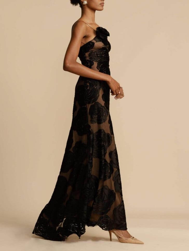 Women's Wedding Guest Floral Maxi Dress