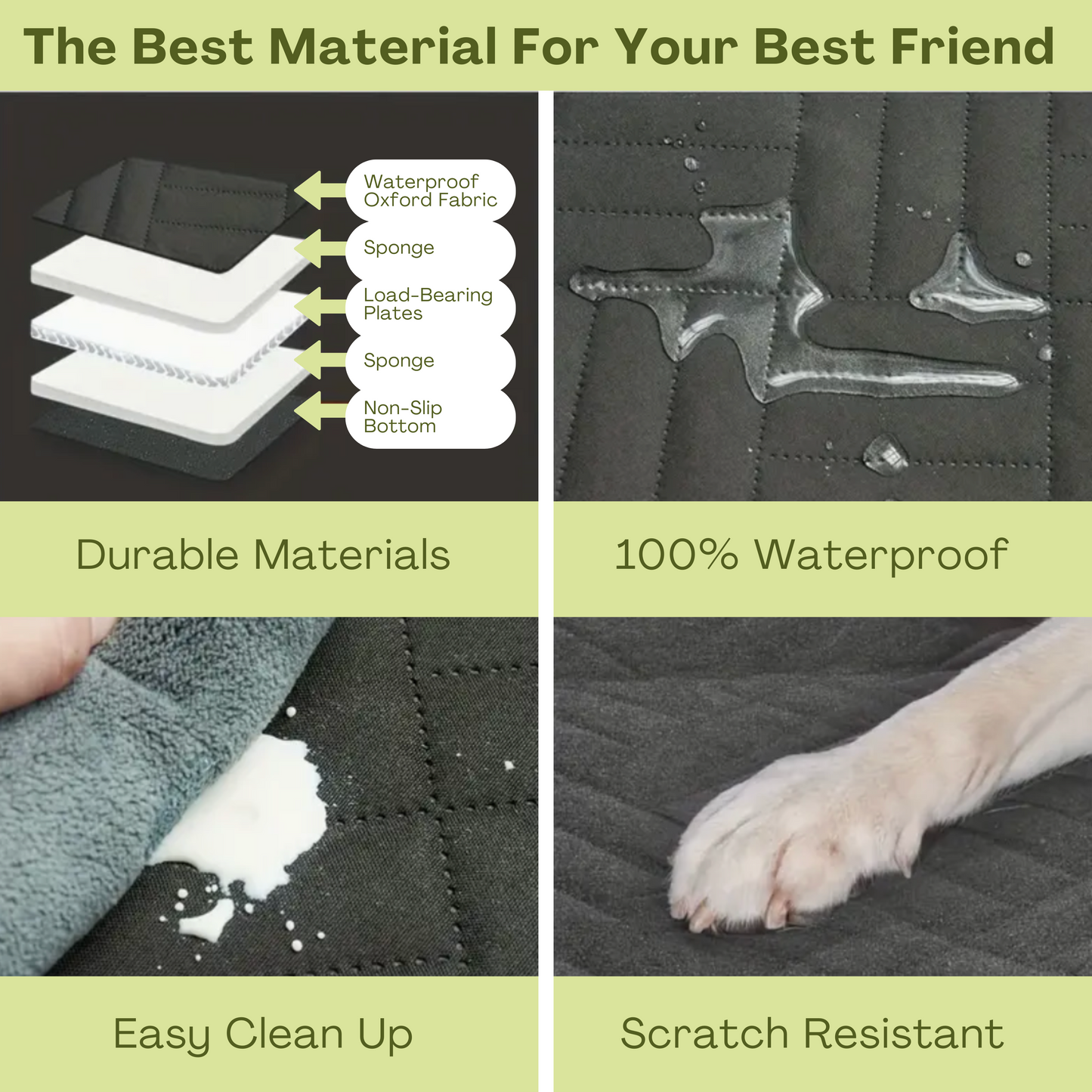 LuckyPawsCo Hard Bottom Dog Seat - BLACK FRIDAY SALE