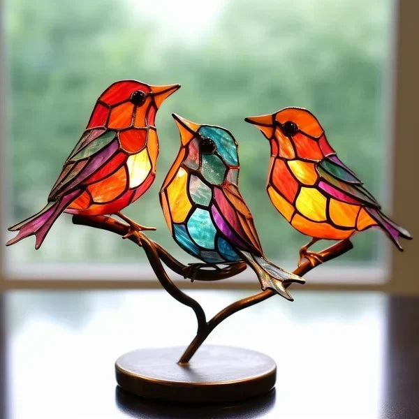 Elegante fuglefigurer