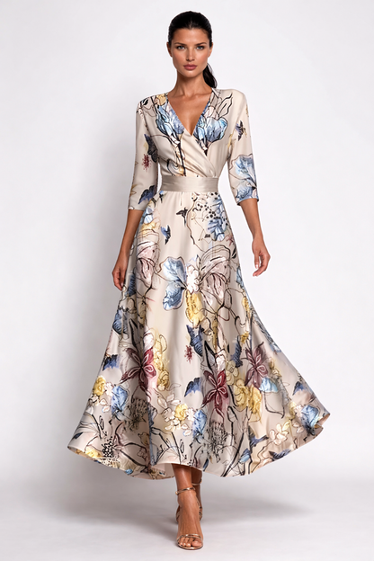 Robe Midi Élégante Femme Dentelle – Robe Fluide Chic Pour Occasion