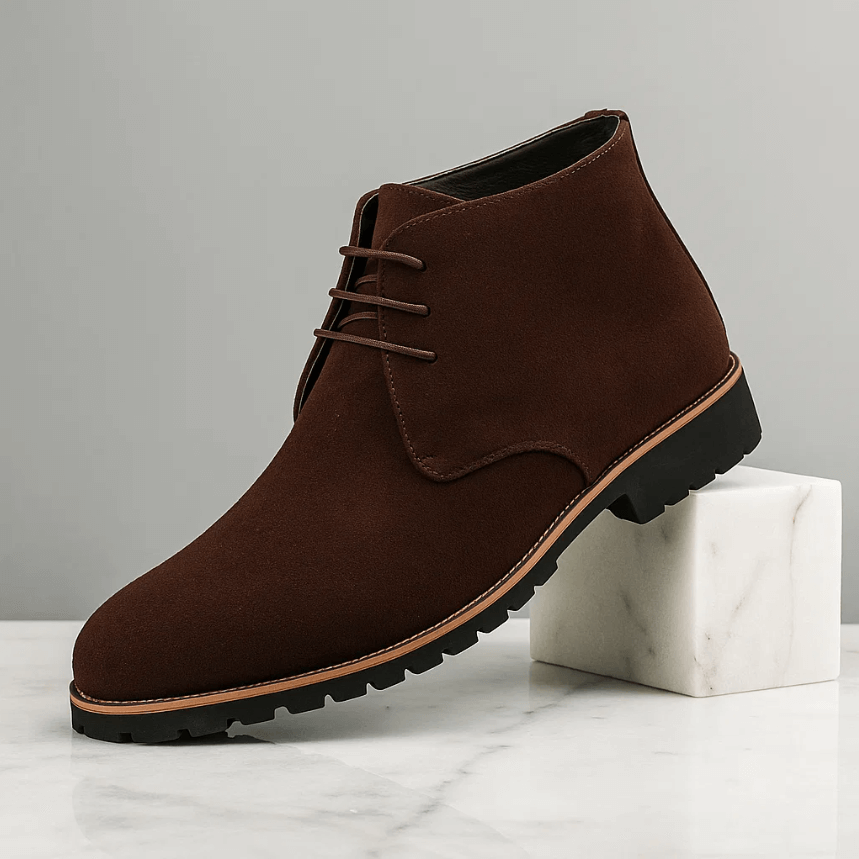 Chaussures Homme Formelles en Daim à Lacets – Style Classique