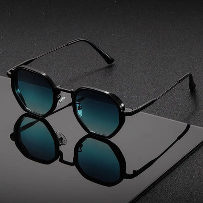 Velmora | Hexagonal Tortoise Shell UV400 Sunglasses